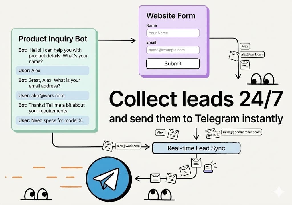 FormHandler — Structured inquiry system for B2B export websites